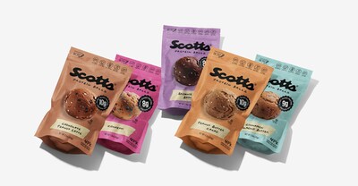 Scott’s Protein Balls’ Target lineup includes Confetti, Brownie Batter, and Peanut Butter Cacao. (Photo: Scott’s Protein Balls)