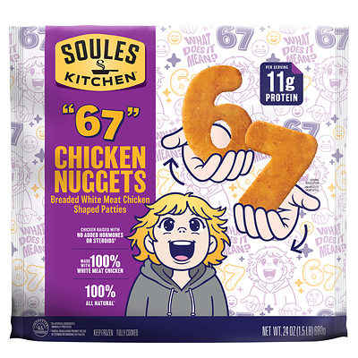 On June 7 (6/7) Soules Kitchen is launching the 67 Chicken Nugget – a kitchen-crafted, all-white meat meal starter – to lead the Delightful Dinners Directive.
