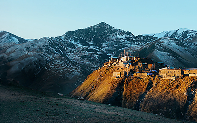 Khinalig in Azerbaijan is one of the remote mountain villages connected through “Online Azerbaijan” / Image credit: Huawei