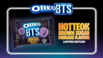 Limited Edition OREO & BTS Brown Sugar–Pancake Flavoured Cookie Pack Limited Edition OREO & BTS Brown Sugar–Pancake Flavoured Cookie Pack