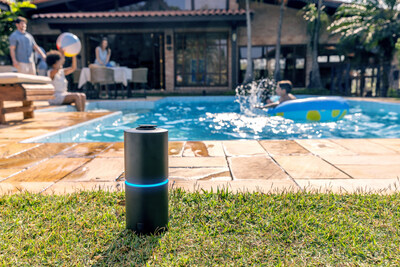 LIV 2.0 creates outdoor protection against mosquitoes and no-see-ums for up to 3,140 square feet with a single hub and 10 repellers.
