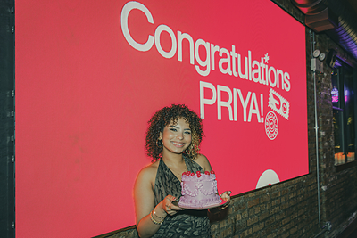 Congrats Priya!