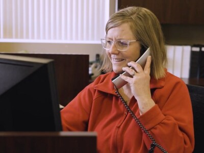 A typical morning at Adams City Hall, where Kendra Jantzen handles resident questions and daily records without missing a beat. A typical morning at Adams City Hall, where Kendra Jantzen handles resident questions and daily records without missing a beat.