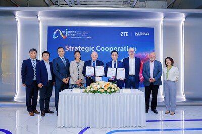 ZTE and GSMA Announce Co-location Between ZTE Global Summit & User Congress and GSMA M360 ASEAN at MWC26 Shanghai (PRNewsfoto/ZTE Corporation)