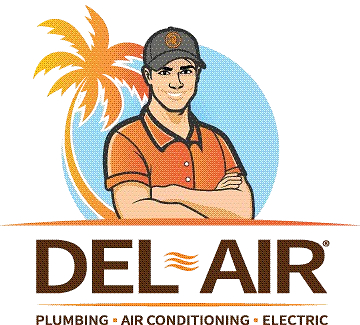 Del Air Logo Dark Letters