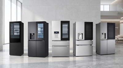 The LG InstaView™ refrigerator has won numerous prestigious design and innovation awards over the past decade, including the Red Dot Design Award, iF Design Award, IDEA and the CES Innovation Award. (PRNewsfoto/LG Electronics)