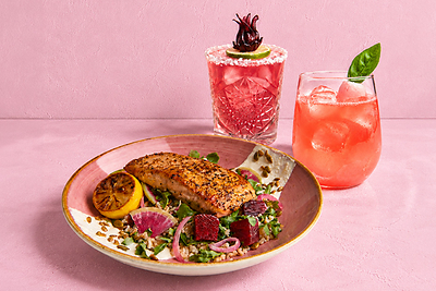 Throughout October, participating Hard Rock Cafes will serve the Pink Power Bowl, Berry Lychee Spritz and Hibiscus PinkRITA.