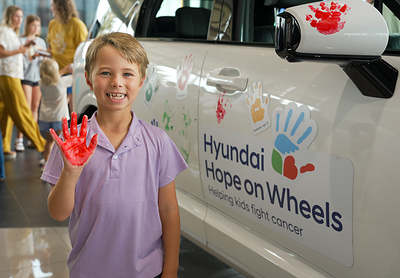 Hyundai Hope on Wheels Handprint Ceremonies in partnership with University Hospitals Kingston Foundation and CHEO Foundation