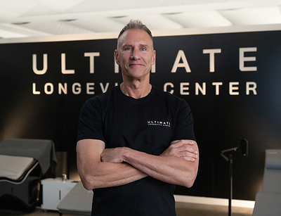 Gary Brecka, human biologist and co-founder of Ultimate Longevity Center, which is expanding internationally with 50 locations planned across Australia.