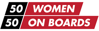 50/50 Women on Boards logo