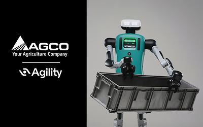 Agility Robotics’ Digit humanoid robot is designed to perform repetitive, physically demanding tasks in human-centric work environments. AGCO plans to pilot Digit at its Hesston, Kansas, manufacturing facility beginning in 2027, initially supporting parts sorting and stacking and the placement of totes for storage.