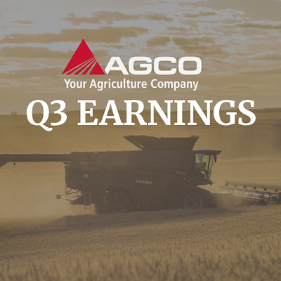 AGCO Reports Third-Quarter Results