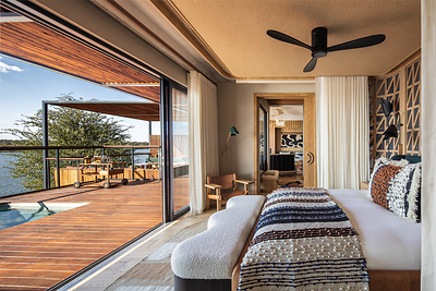 Anantara Tented Camp Kafue River Pool Villa