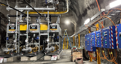 Figure 4 – Three WT107 pumps in 801 level