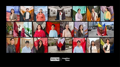 Portraits of 20 people connected to solo motherhood