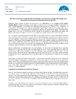Blue Moon Announces the Signing of the Refurbishment Contract for the Springer Mill, Acquires Accommodations for Springer Site, and Re-Purchases a 1% NSR at Springer