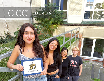 The inaugural cohort of CIEE Knowledge Without Borders: Democracy and Memory Fellows have arrived in Berlin.