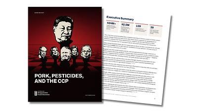 Report: Pork, Pesticides, and the CCP