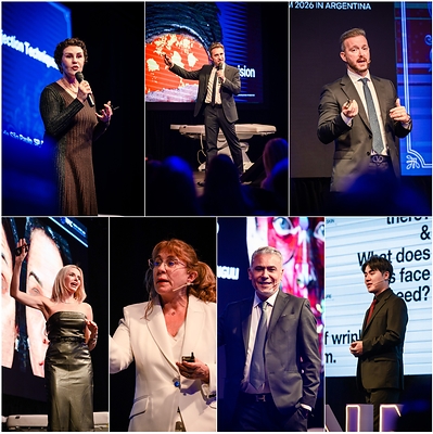 International speakers at NABOTA Master Class (NMC) LATAM 2026 in Buenos Aires, Argentina. Dr. Ada Trindade de Almeida (Brazil), Dr. Alexander Nassif (Brazil), Dr. Carmelo Crisafulli (UAE),  Dr. Jaqueline Barreto Rodrigues (Brazil), Dr. Maria Jose Pelli (Argentina), Dr. Raul Banegas (Argentina), Dr. Kyungo Felix Kim (South Korea)