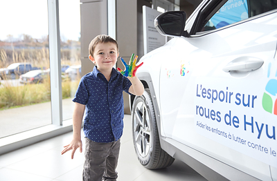 Hyundai Hope on Wheels Handprint Ceremonies in Quebec and Montreal