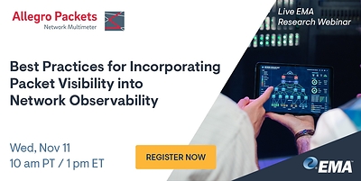 Best Practices for Incorporating Packet Visibility into Network Observability webinar
