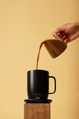 Ember adds a 16-ounce Mug 3, the largest ember mug to date. The first 16-ounce mug brings the latest features, including on-mug temperature control, a top-rack dishwasher-safe design, and an included lid.

