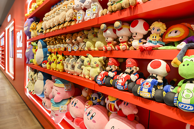 Nintendo space at EB Games