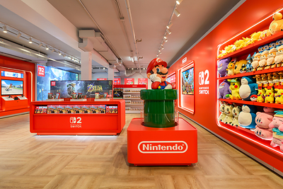 Nintendo space at EB Games