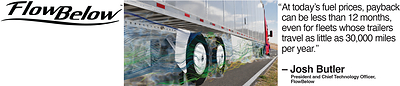 The Trailer AeroSlider targets one of the most aerodynamically complex areas of a tractor-trailer: the exposed wheels, suspension, and underbody surrounding the trailer tandem.