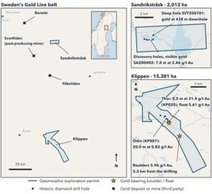 Geomorphic AI Offers the Klippen and Sandvikstrask Gold Projects on Sweden’s Gold Line for Joint Venture