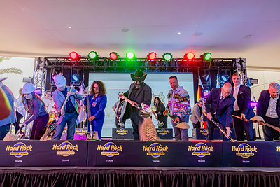 Hard Rock Casino Tejon celebrates the groundbreaking of its highly anticipated hotel expansion during a ceremonial event. Credit: Hard Rock Casino Tejon.