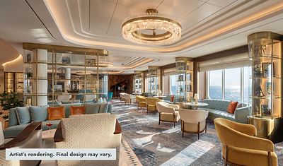 Bar 1873 draws inspiration from Queen Juliana's 1958 christening of Rotterdam V, blending Dutch heritage and maritime tradition in a contemporary setting.