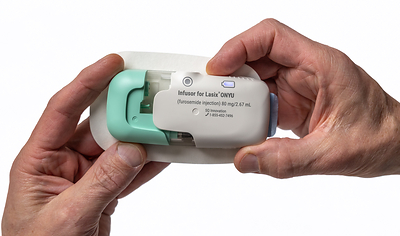 Lasix ONYU Infusor - two-component design