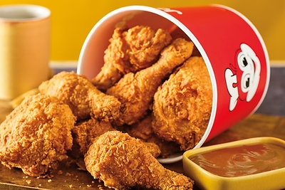 Jollibee is excited to spread joy with every golden bite of signature Chickenjoy. 