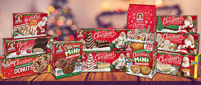 Little Debbie Christmas Products for 2026 including Holiday Mini Muffins