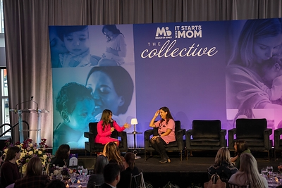 Cindy Rahman, President and CEO, March of Dimes with Natalie Pasquarella, Anchor, NBC 4 New York