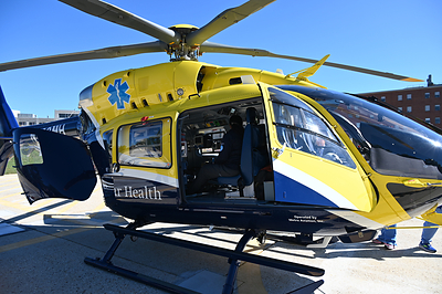 The new aircraft adds cabin space, lift capacity, fuel range, and in-flight clinical flexibility for the transport of high-acuity patients throughout the Mid-Atlantic.