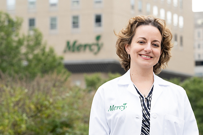 Kelly Orwat, M.D., Board Certified Radiation Oncologist and Director of Radiation Oncology at Mercy.