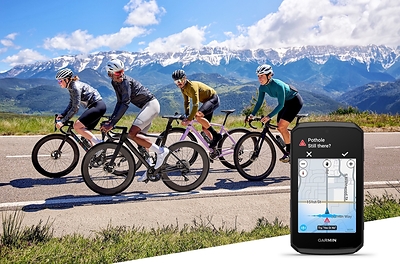 Edge 1060 introduces a built-in speaker and microphone, allowing cyclists to use voice commands and keep their hands on the bars.
