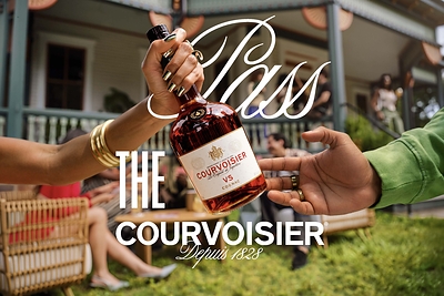 Courvoisier celebrates generous hospitality with “Pass The Courvoisier,” its first global campaign in nearly 20 years. Directed by Ibra Ake and shot in Atlanta, the film follows a bottle passed between guests at a lively house party.
Photo: Ibra Ake for Pass The Courvoisier