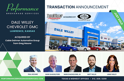 Performance Brokerage Services - Dale Willey Chevrolet GMC - Cable Dahmer Automotive Group