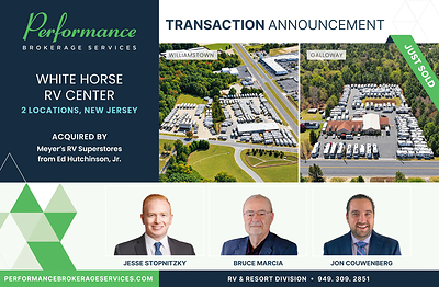 Performance Brokerage Services - White Horse RV Center - Meyer's RV Superstores