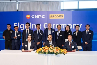 Signing Ceremony between PetroChina Lubricant Company, CPTDC and Australia's Brooks Group