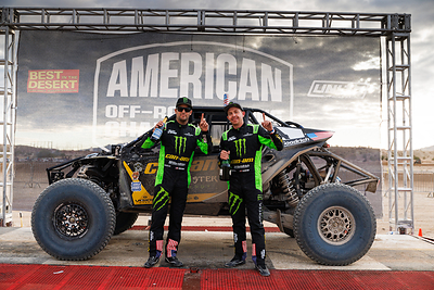 Phil Blurton and co-driver Jeff Gallegos fought through adversity all season, but never stopped believing in themselves, their team and their Can-Am on their way to the inaugural AORC UTV Pro championship.