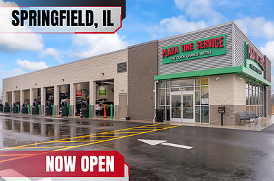Plaza Tire Service, part of the Sun Auto Network, continues its growth across the Midwest with the opening of a new location in Springfield, Illinois.