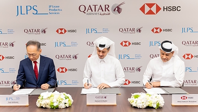 Qatar Airways Group Signs Inaugural Japanese Financing Agreement with Partners HSBC and JP Lease Qatar Airways Group Signs Inaugural Japanese Financing Agreement with Partners HSBC and JP Lease