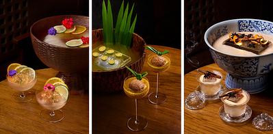 The New Punch Collection (L-R): Blooming Flower, The Silk Road, The Night Market