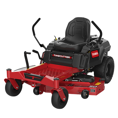 The new compact 50-inch TimeCutter model  saves up to 20% on storage space, compared to the 50-inch TimeCutter MAX, without sacrificing cutting width.