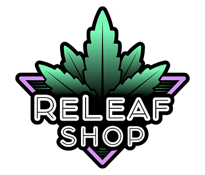 ReLeaf Shop logo. ReLeaf Shop is a licensed medical and adult-use cannabis dispensary operated by CannaMD, LLC, with stores at 1114 Cathedral St. in Baltimore and, through Rooted, a collaboration with ReLeaf Shop, at 1337 Liberty Road in Eldersburg, Md. (PRNewsfoto/ReLeaf Shop)