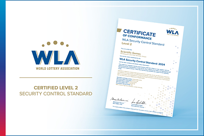 With major scratch game facilities in the U.S. and UK achieving WLA-SCS:2024 Level 2 certification, Scientific Games continues to strengthen security across its global instant game production operations.